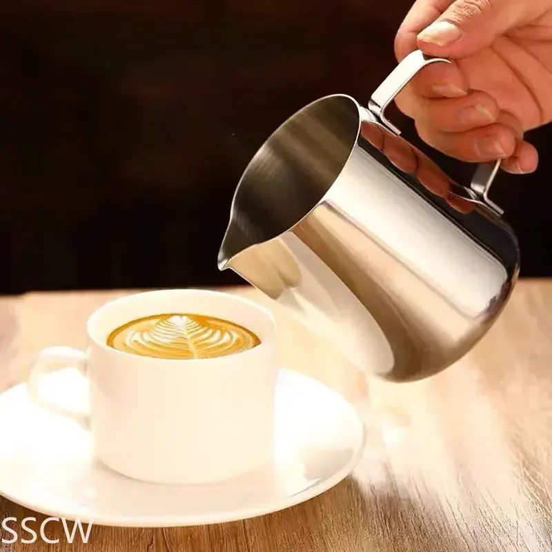 Кофе из нержавеющей стали 350/600/1000 мл горшок с цветком кувшин для молока