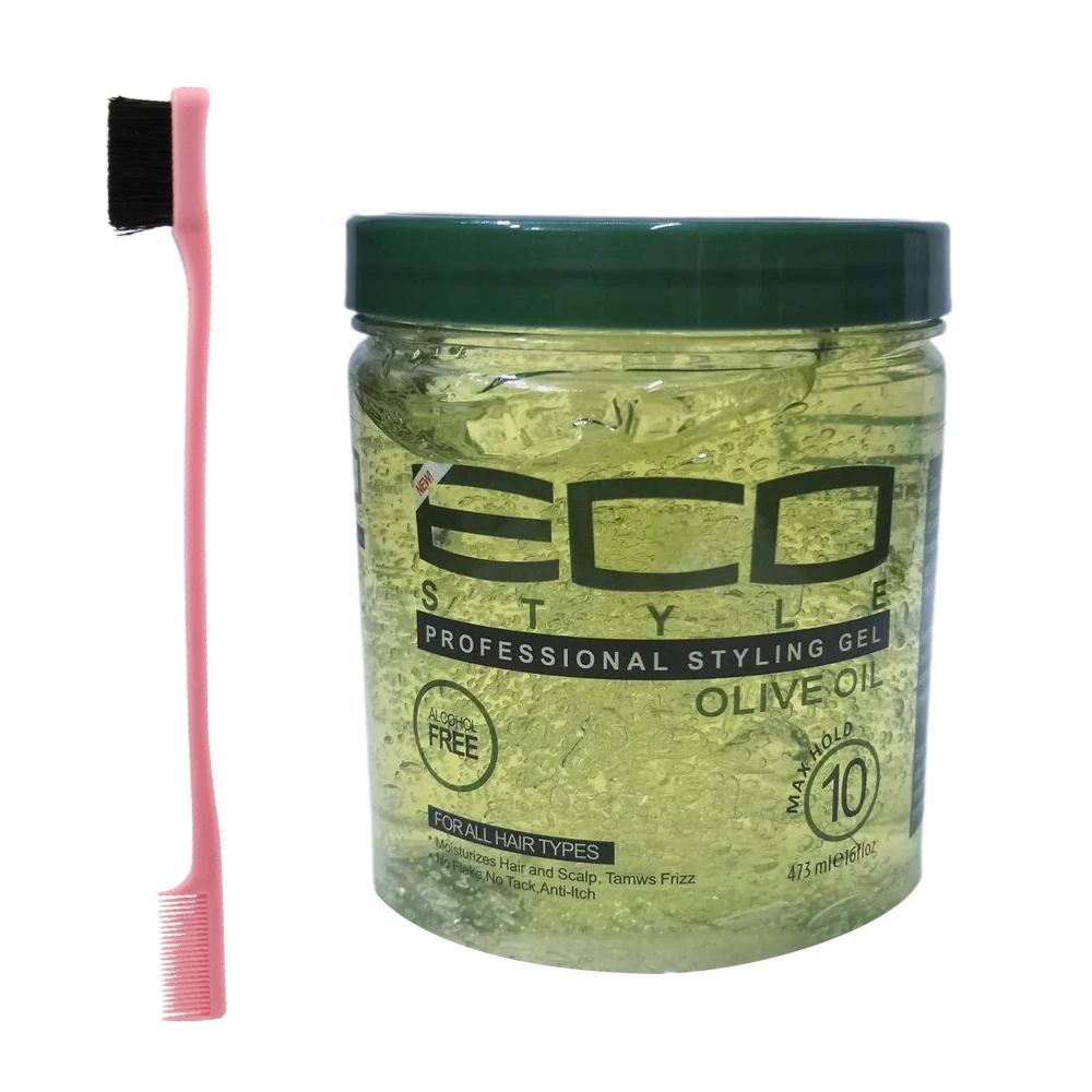 

Olive Oil Maximum Hold Gel with Olive Oil Eco Styler Styling Gel Beauty and Care of Your Hair and Your Skin with Eco Styler