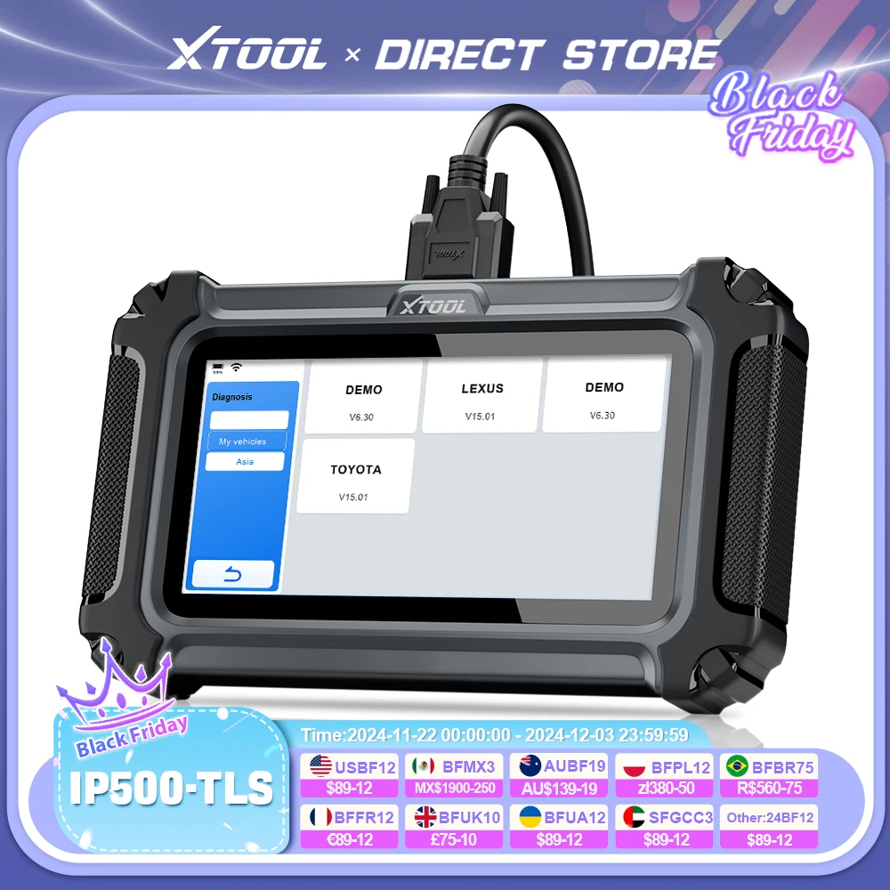 XTOOL InPlus IP500-TLS Полноценные диагностические инструменты для автомобилей Toyota Lexus Scion