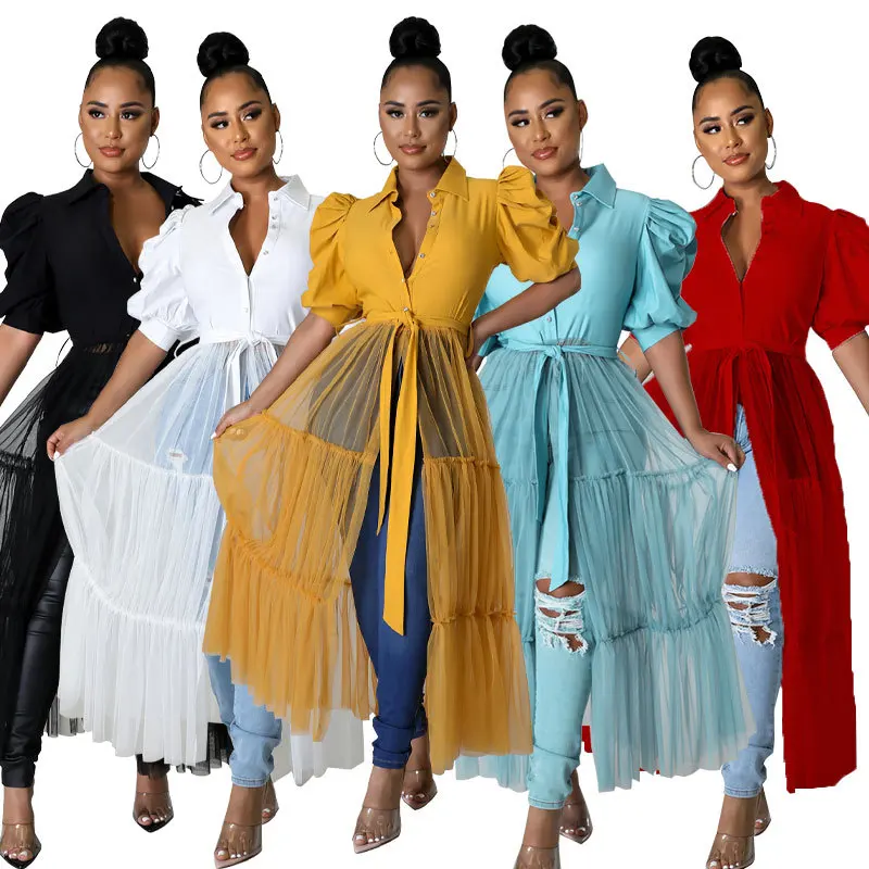 

Large size fashion women's shirts short-sleeved shirts niche large size slightly fat solid color summer design sense