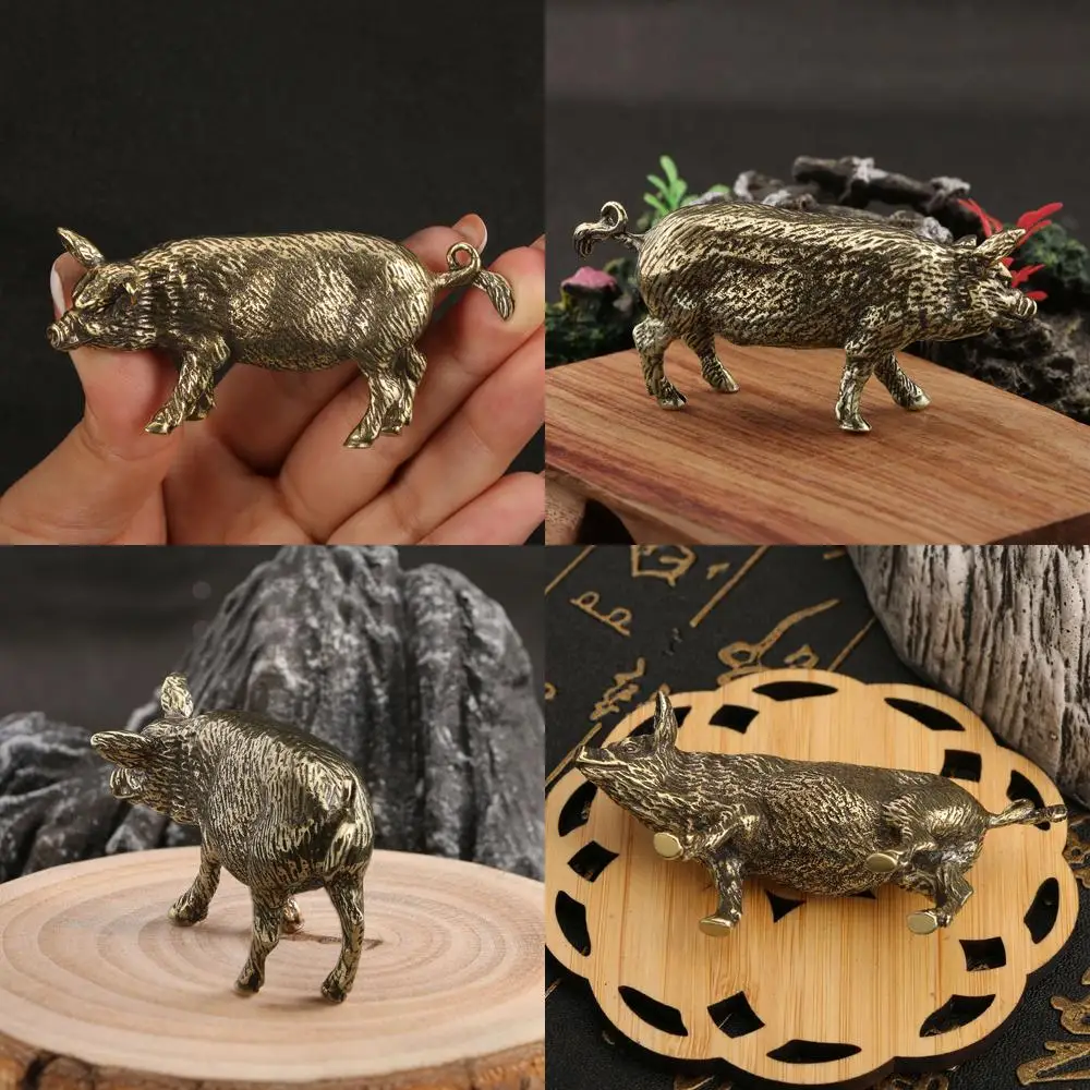 

Медная статуэтка свиньи