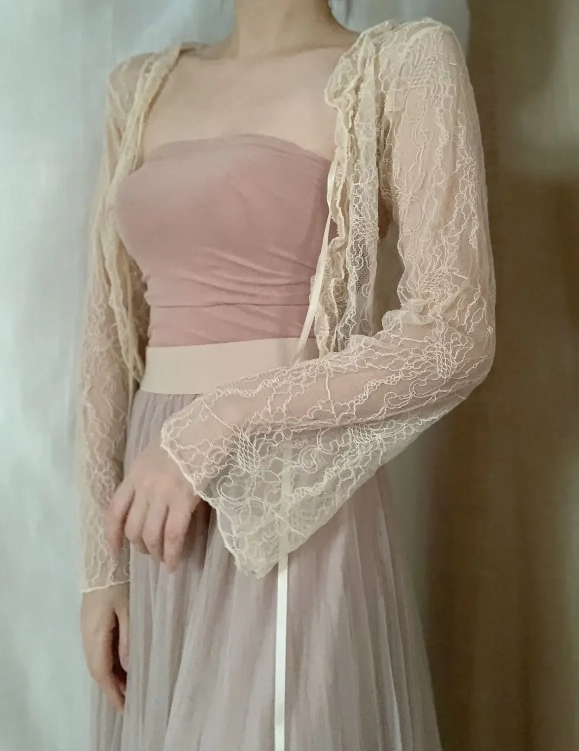 Винтажные кружевные прозрачные блузки женская кокетка милая короткая рубашка