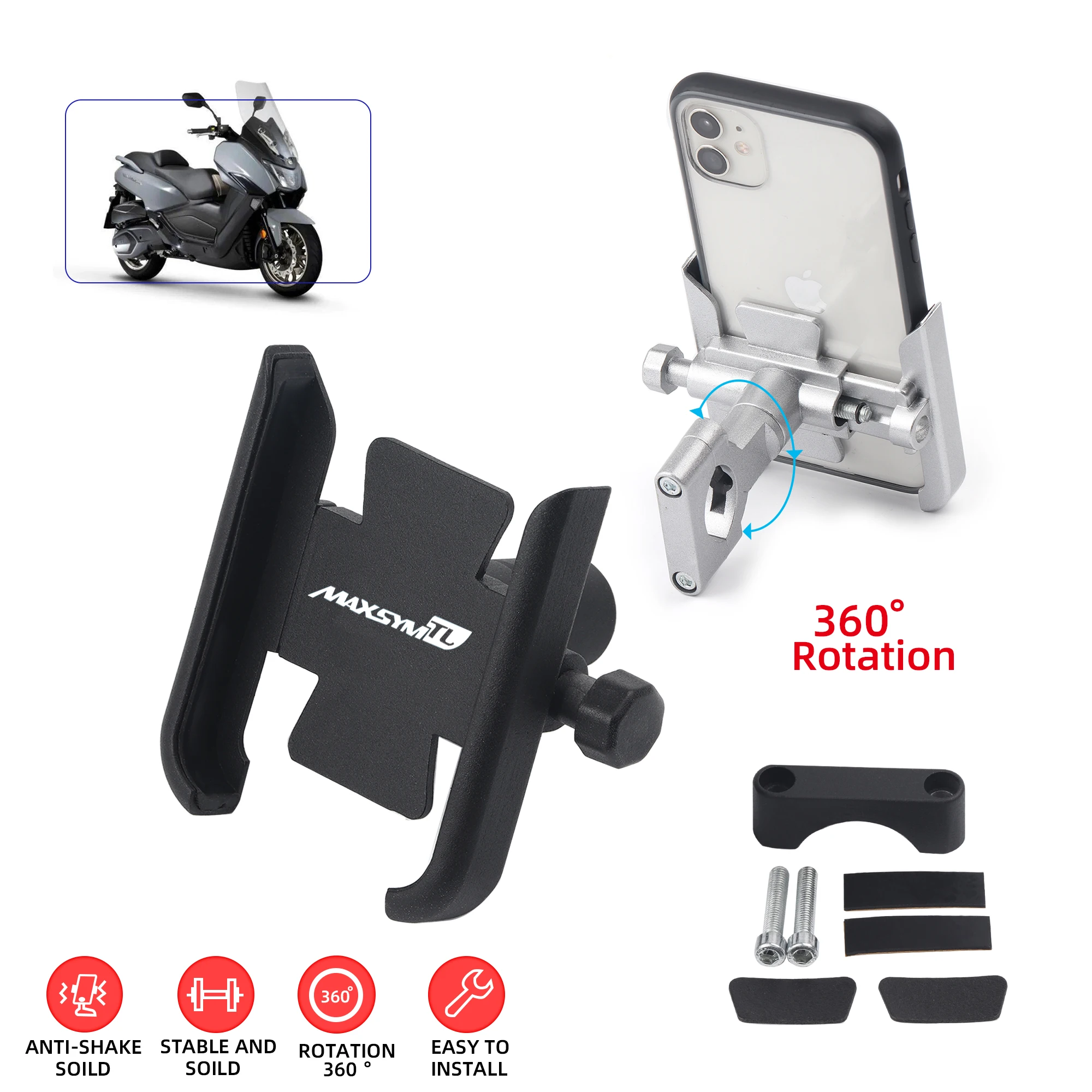 Для SYM MAXSYM TL 500 Maxsym TL500 MAXSYMTL 2020 держатель для GPS подставка кронштейн аксессуары