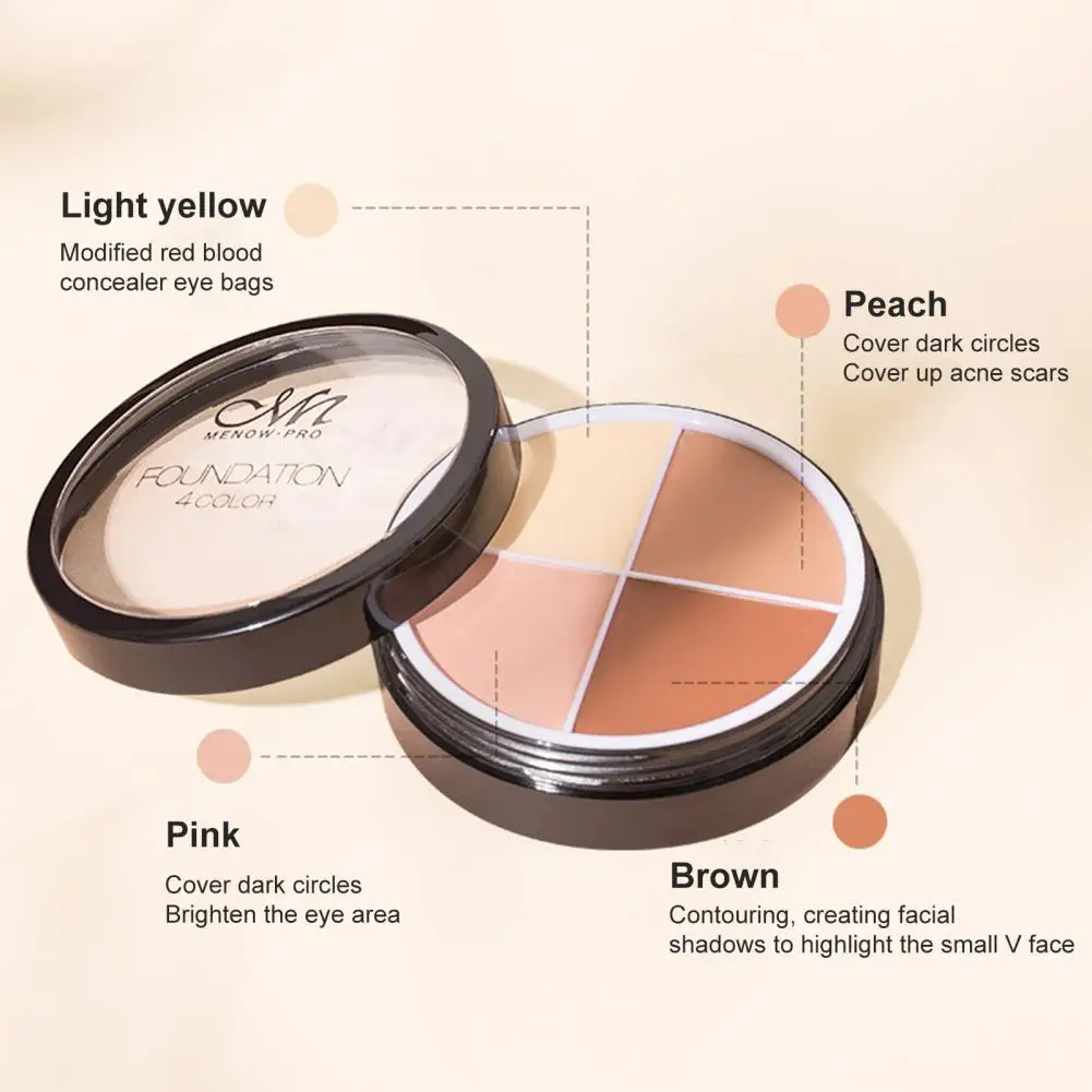 

2.8g Concealer Practical Mini Delicate Face Invisible Pores Concealer Treatment for Party Face Concealer Concealer Cream