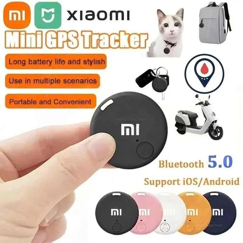 Фото GPS-трекер Xiaomi MIJIA Smart Mini Bluetooth 5.0: устройство для отслеживания домашних животных, детей, кошельков и автомобилей, совместимое с iOS и Android. №1