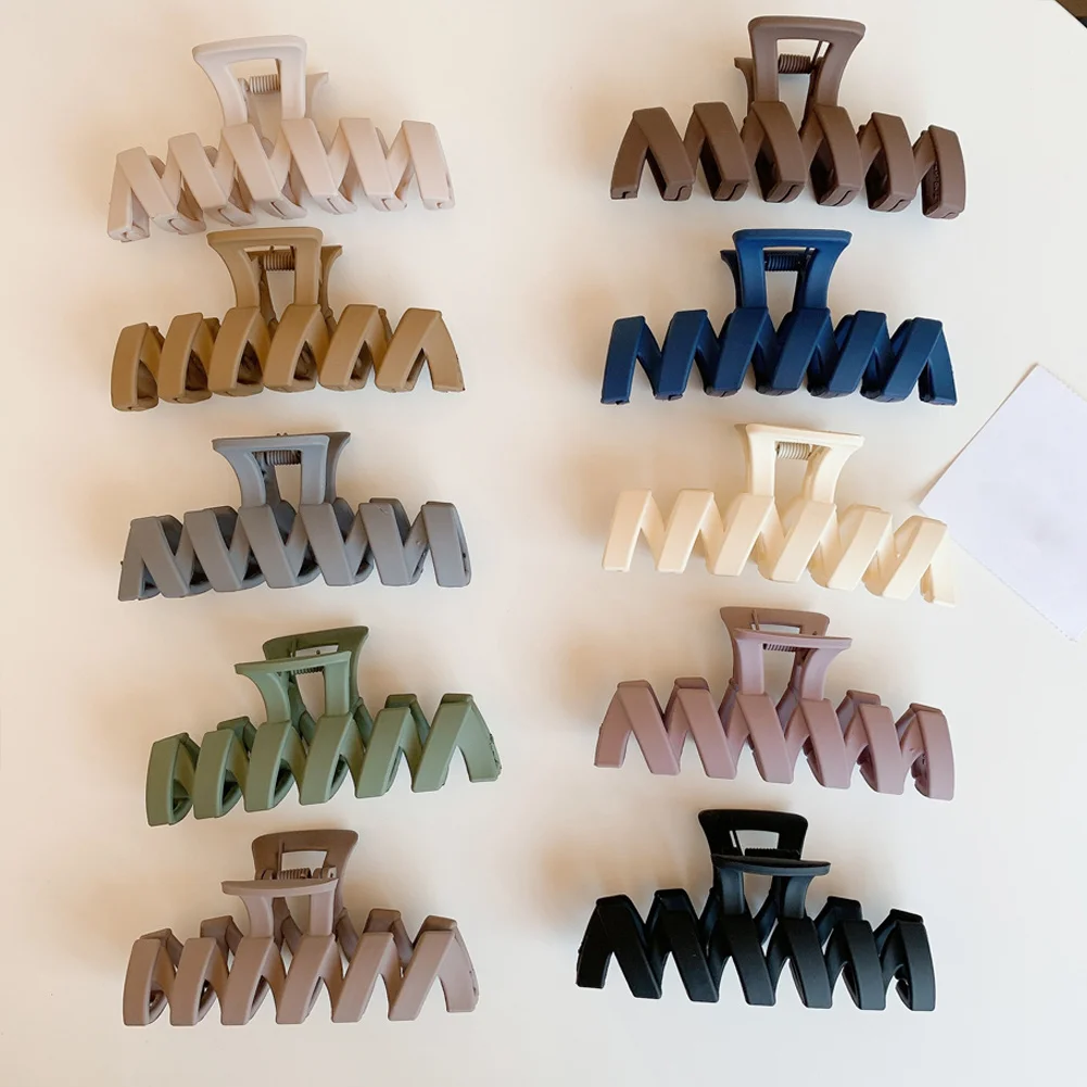 Женская шпилька для волос в виде краба черная большая конский хвост подарочные