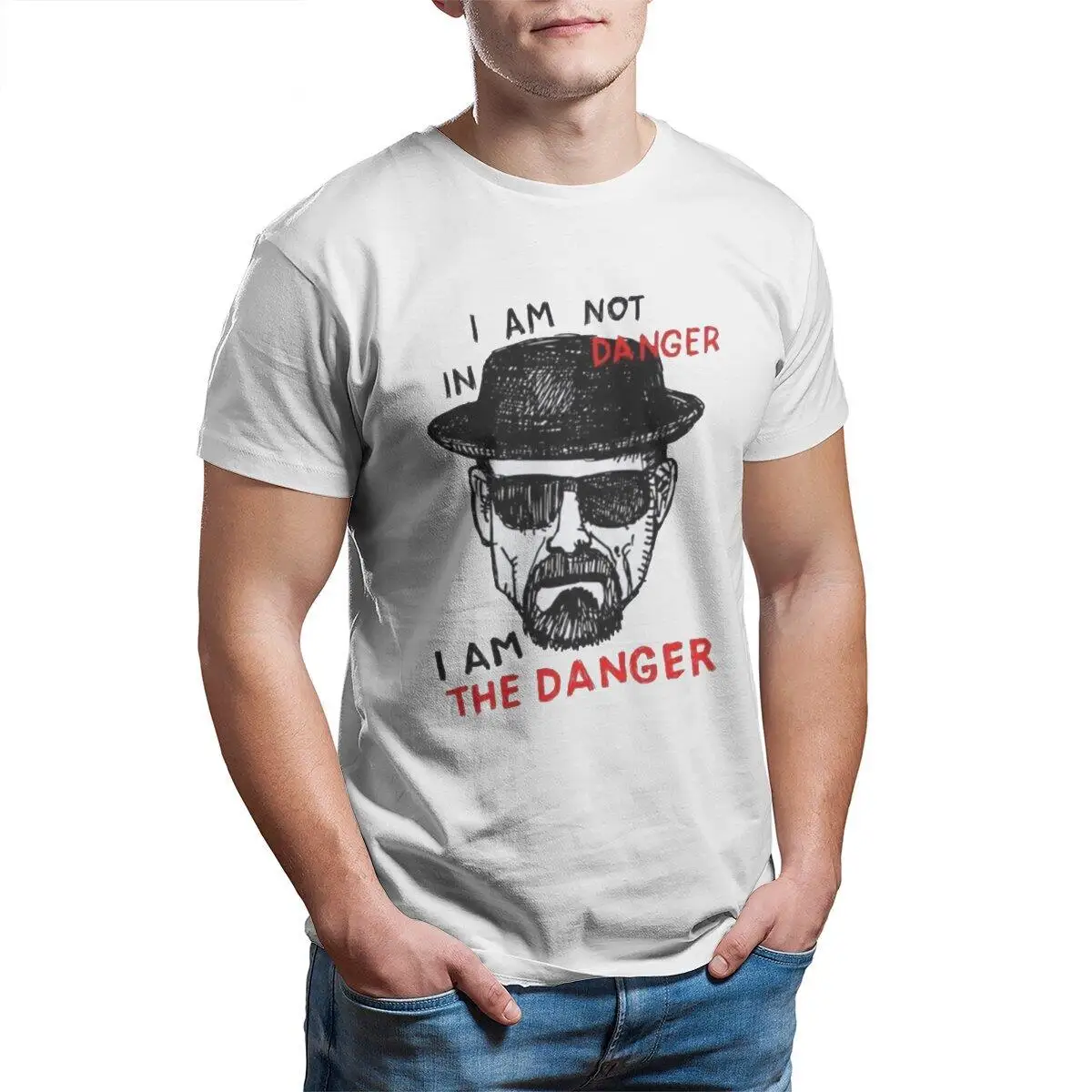 

Vintage Walter White Heisenberg T-Shirts Men 100% Cotton T Shirt Breaking Bad Chemistry Short Sleeve Tee Shirt Gift Idea Clothes