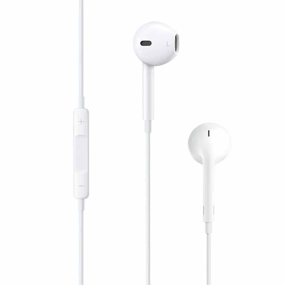 

Оригинальные наушники Apple EarPods 3,5 мм, вкладыши, стереонаушники с микрофоном, Hands-free In-line для Apple iPhone 6S 6 Pl