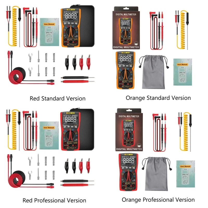 Цифровой мультиметр SZ18 автоматический вольтметр с разрешением 9999 отсчетов