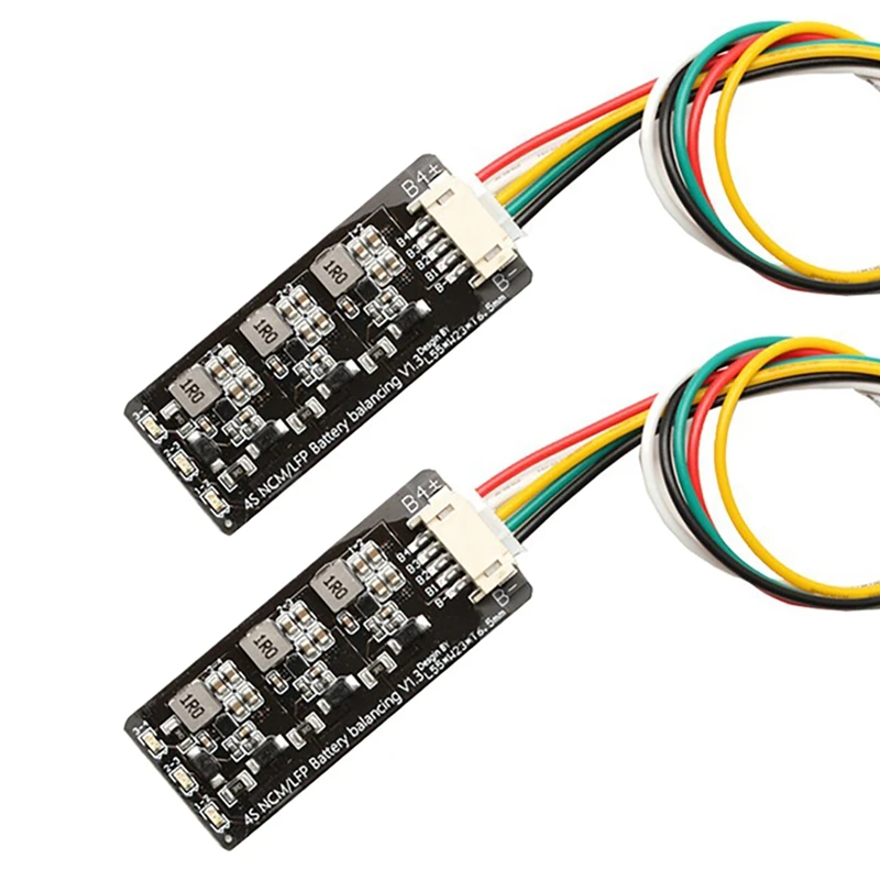 

2 Pcs 4S Li-Ion Lipo Lifepo4 LFP Battery Active Balancer Module 1.2A Balancer Energy Transfer BMS