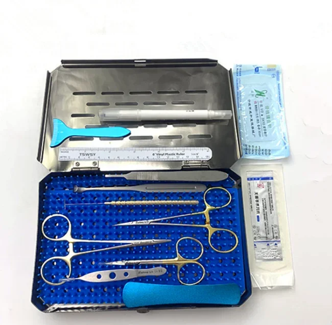 Набор из 12 хірургических инструментов для blepharoplasty хирургические инструменты