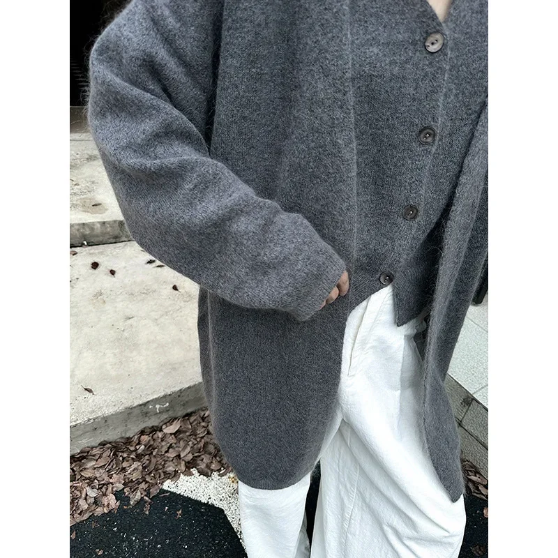 DTWO осенне-зимний вязаный топ оригинальный французский стиль элегантный дизайн