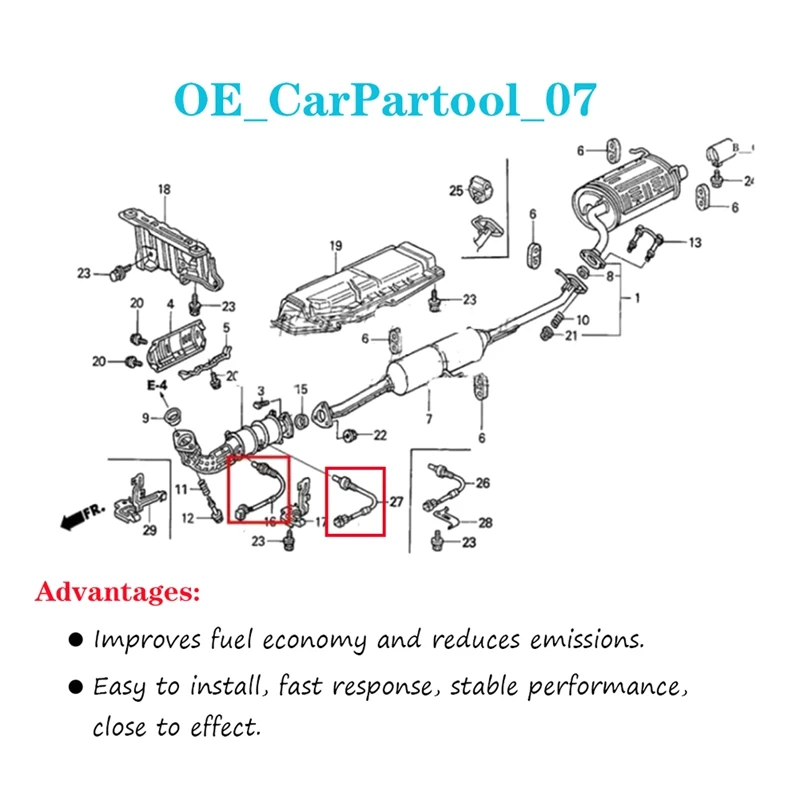 

12669867 Oxygen Sensor O2 Sensor O2 Sensor Car Oxygen Sensor O2 Sensor For GM Car Replacement Accessories