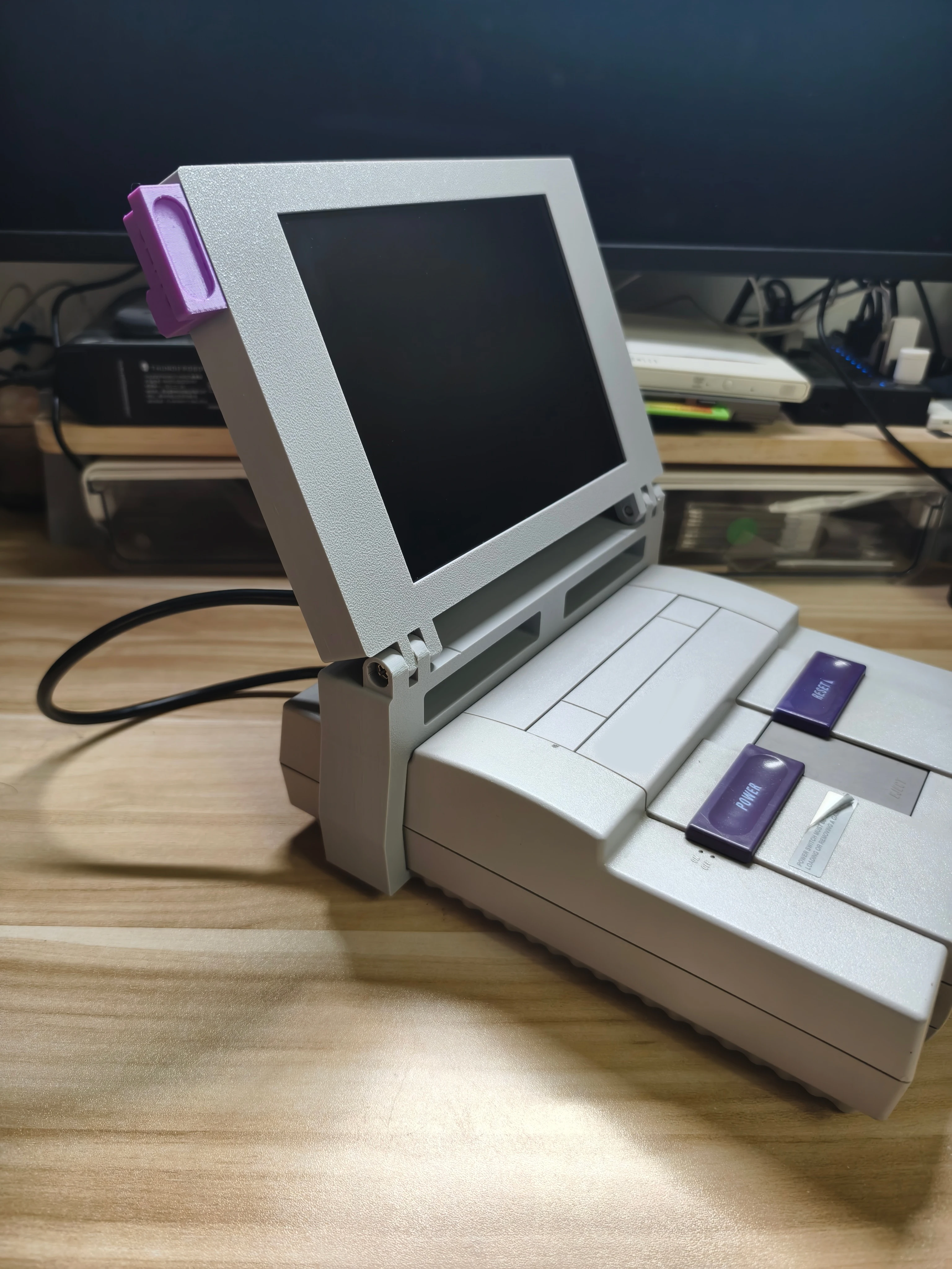 8-дюймовый ретро аркадный игровой автомат SNES с 3D-принтом портативный мини-монитор