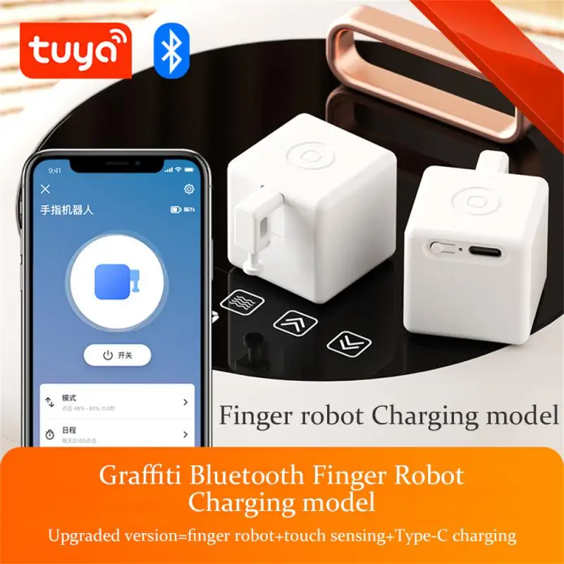 

Tuya Finger Robot Bluetooth Mesh with Rechargeable Battery Smart Life App automatic switch Voice Control Alexa Google Home