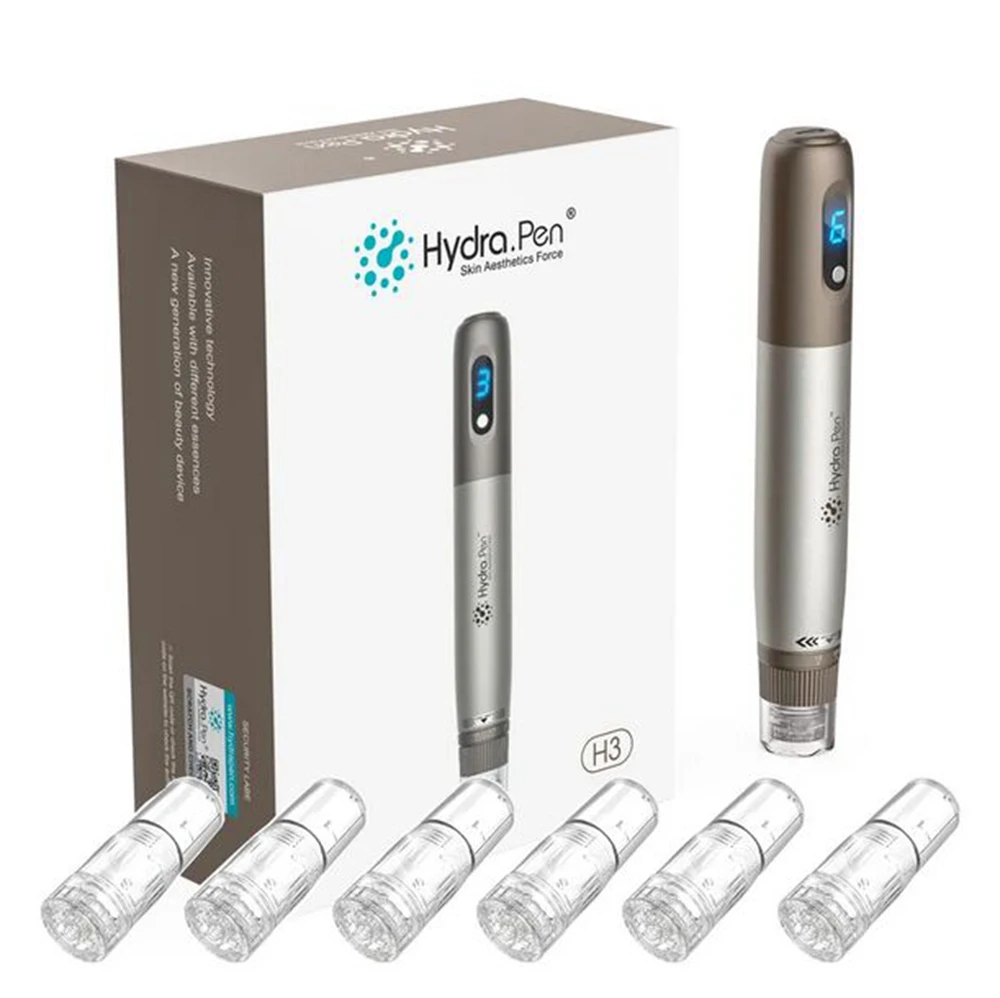 

Hydra.Pen H3 Professional Wireless Microneedling With 32Pcs Needles Cartridges Derma pen Microneedle Skin care Beauty