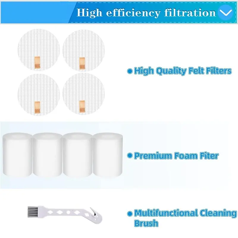Фото Сменные предмоторные фильтры ABYN-Filter Cotton для роботов-пылесосов Shark AI RV2310, RV2310AE, AV2501S, AV2501AE, RV2502AE №2