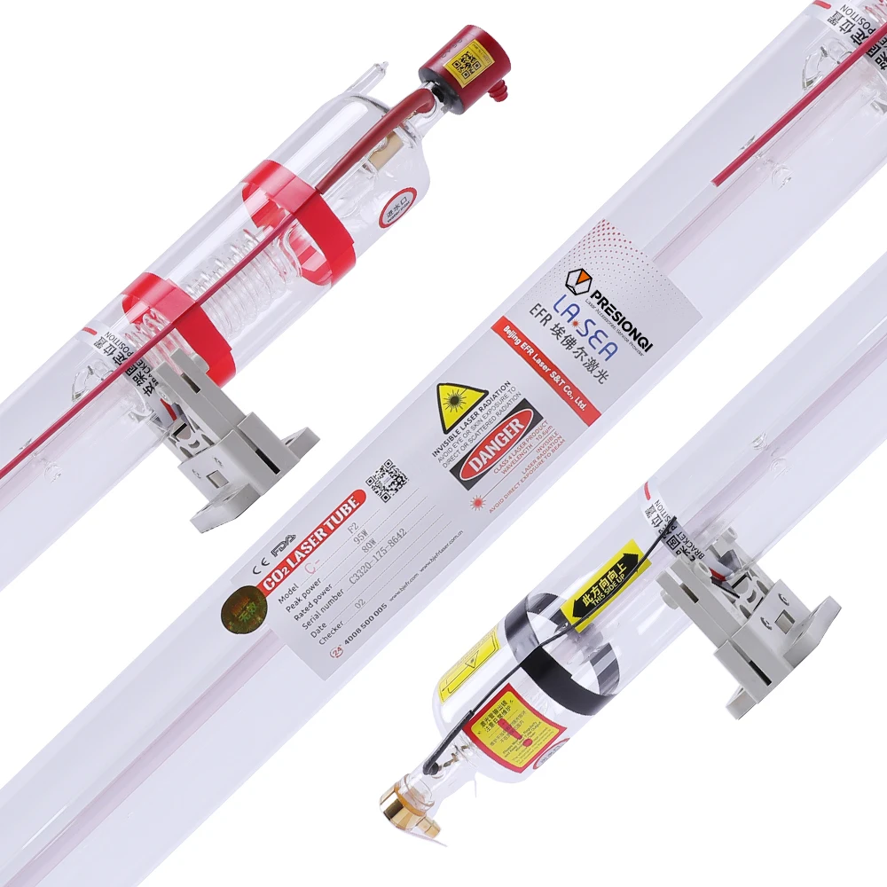 Everl CL Высококачественная стеклянная CO2 лазерная трубка 35 Вт/40 Вт для фотографий