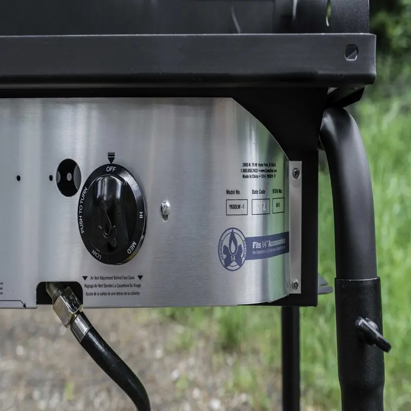 

Double Dual Burner Camping Travel Outdoor Stove - YK60LW