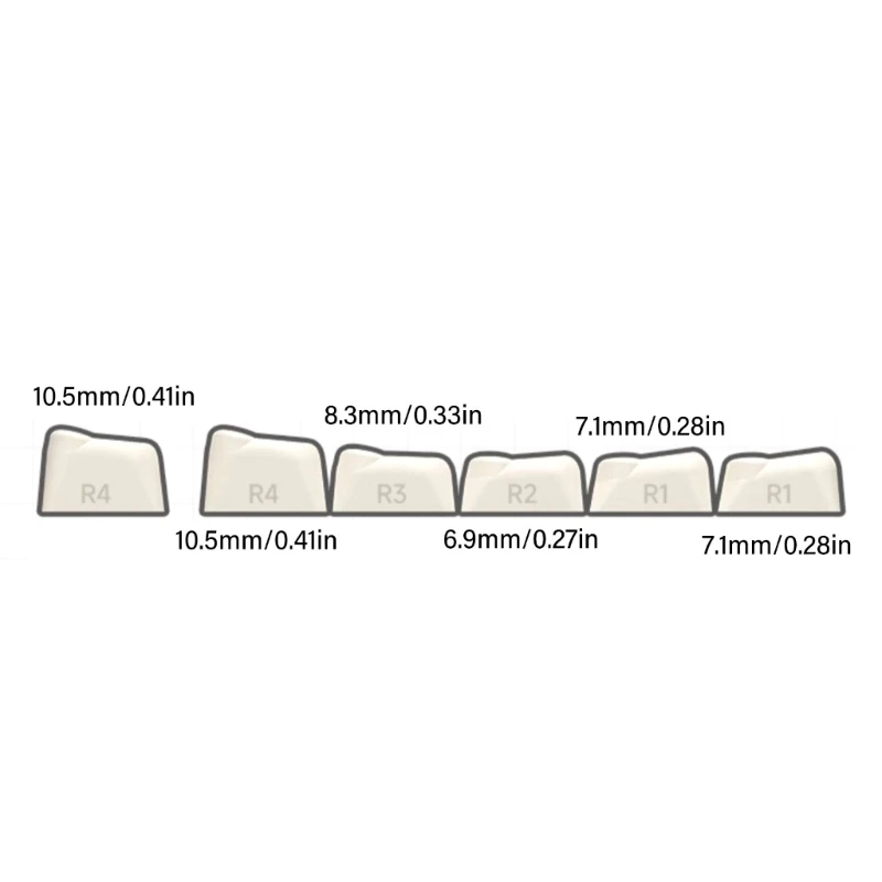 122Keys Keycap OEM-профиль двухцветная инъекция PBT колпачок Dessert Bear для переключателей