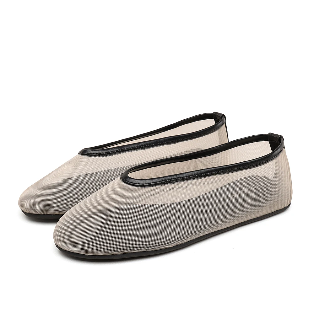 Женские прозрачные балетки Smile Circle