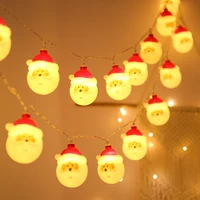 led string lights christmas holiday decorations light usb 5v santa claus snowman fairy lamp for home garden christmas tree decor