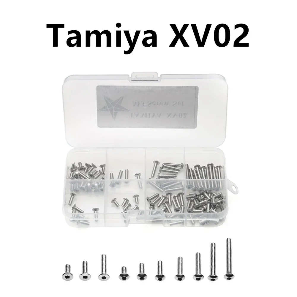 Металлические винты M3 комплект креплений инструменты для ремонта Tamiya XV02 XV-02 1/10