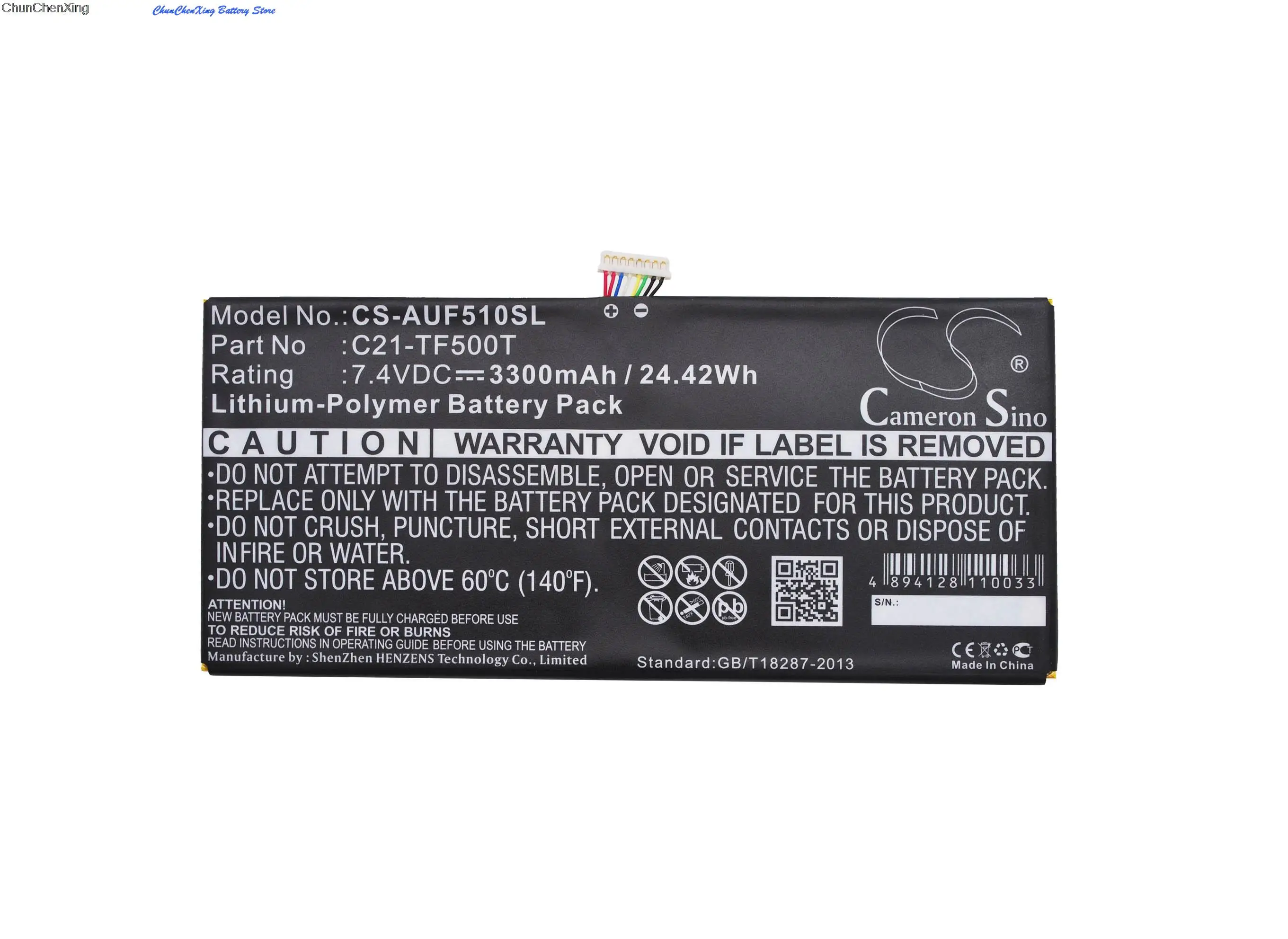 

Cameron Sino 3300mAh Battery C21-TF500T for Asus Transformer Pad TF500T