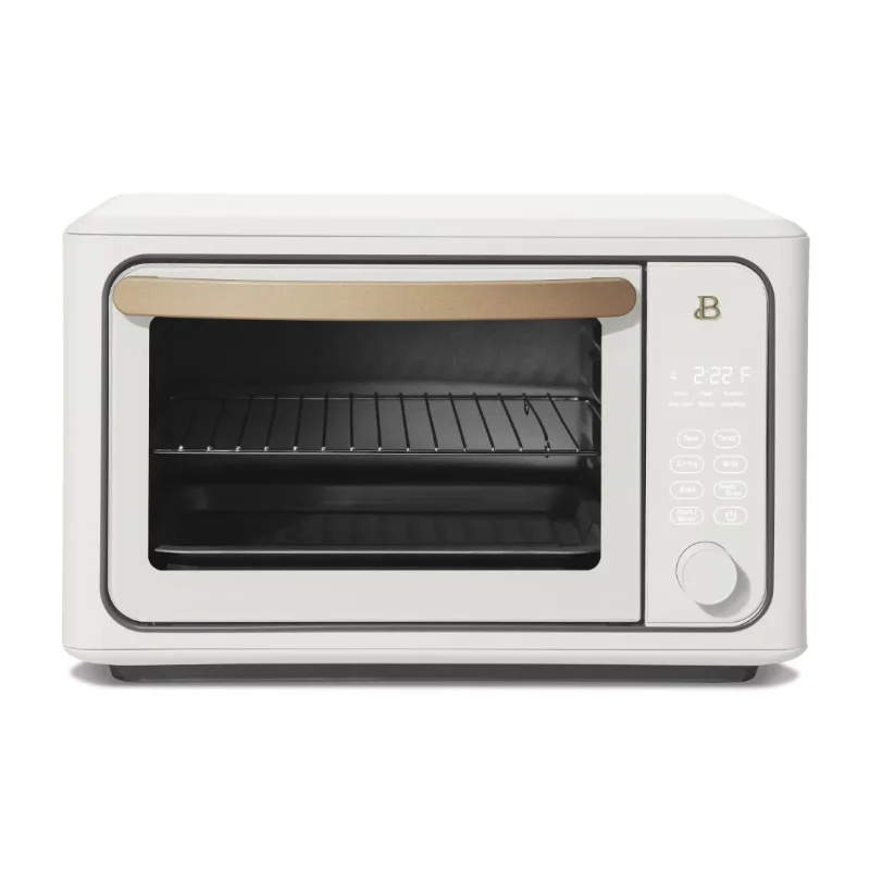 

Beautiful 6 Slice Touchscreen Air Fryer Toaster Oven, White Icing by Drew Barrymore air fryers kitchen accessories