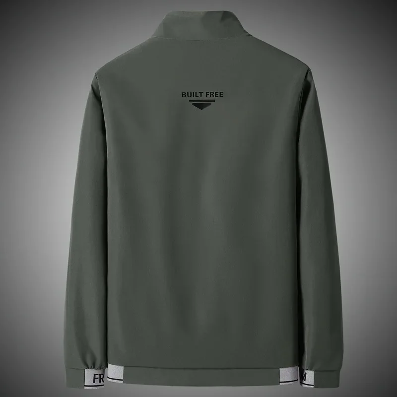 Весенне-осенняя мужская рабочая одежда куртка с воротником-стойкой бейсбольная