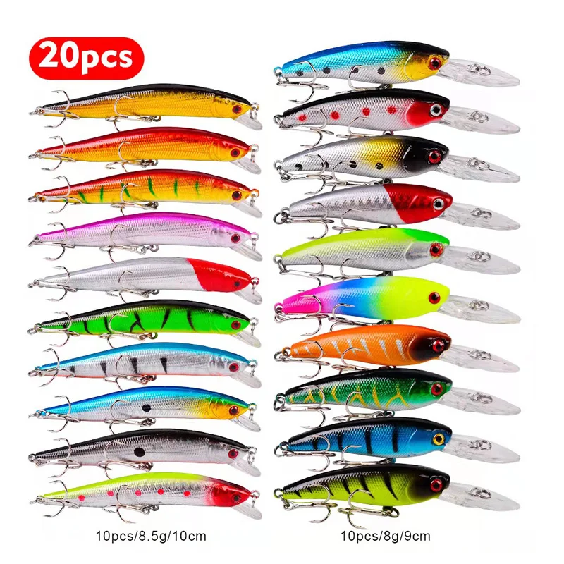 10 шт. рыболовные приманки в виде гольяна см |