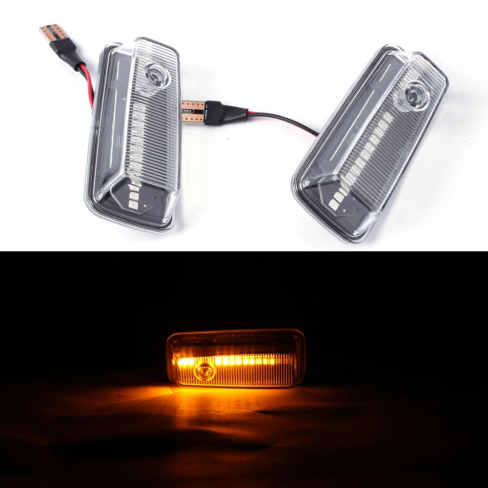 2 шт. Динамический светодиодный боковой указатель поворота для Mercedes-Benz W463 W460 W461 G500