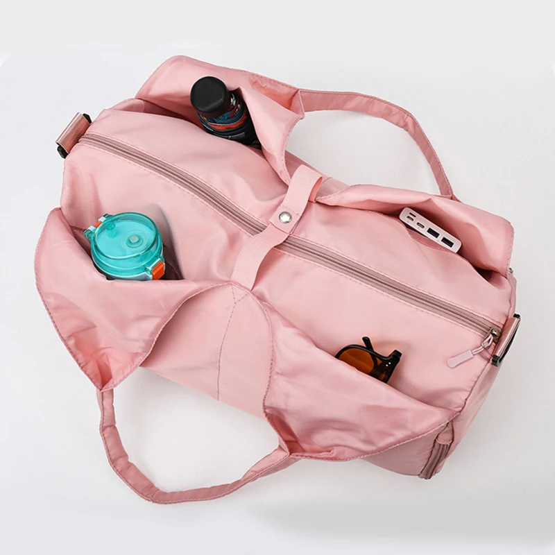 Female Gym Bags Luggage Travel Fitness Training Accessories Weekender Bolsas for Shoes Ladies' Yoga Mat Women's Sports Handbag