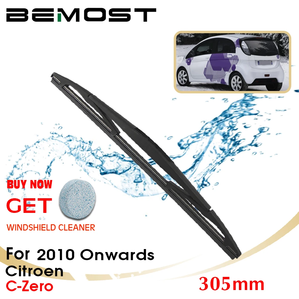 

BEMOST Car Blade Wiper Rear Windshield Wiper Arm Blade Brushes For Citroen C-Zero 2010 Onwards 305MM Windscreen Auto Styling