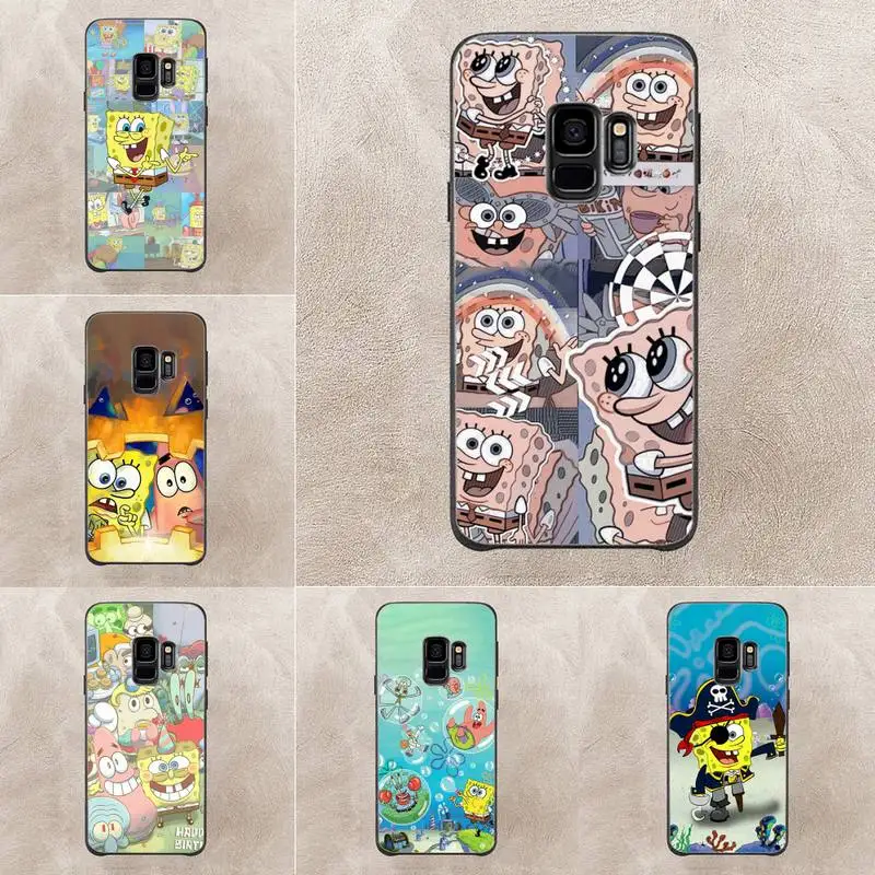 

S-spongebob Phone Case For Samsung Note 8 9 10 20 Case For Note10Pro 10lite 20ultra M20 M31 Funda Case