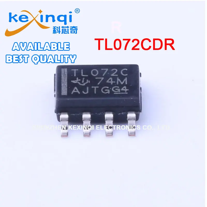 

20pcs New TL072CDR SOIC-8 Dual JFET Input General Operational Amplifier Best High Quality