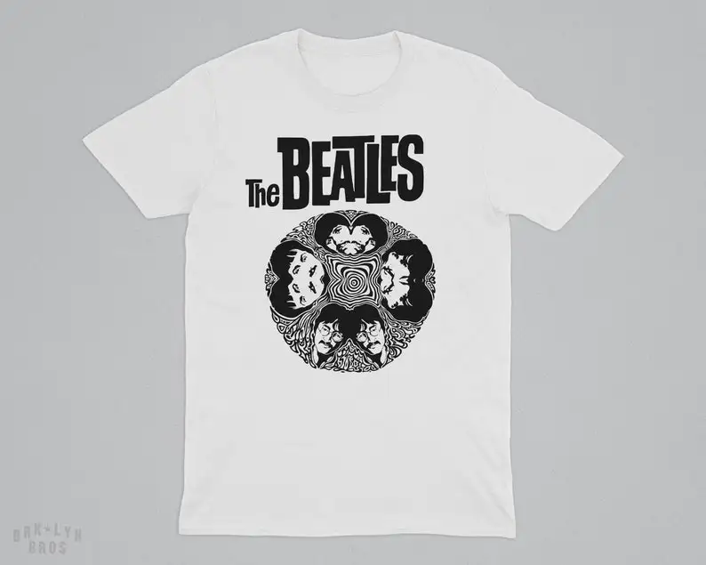 Майка única de The Beatles camiseta clásica rock regalo perfecto para fanáticos la música.