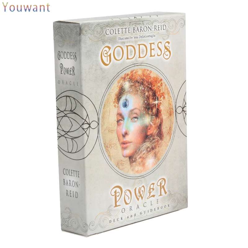 

24 Styles Of Oracle Goddess Tarot Cards Mystery Divination Tarot Party Game Solitaire Poker English Version Deck Board Game Gift