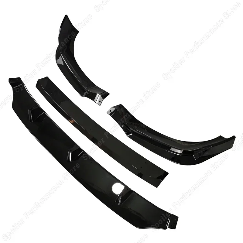 Сплиттер для переднего бампера автомобиля, комплект для губ, спойлер, утюжок, диффузор для губ для BMW X6 G06 2020 2021 2022 + черный блеск из АБС-пластика для тюнинга