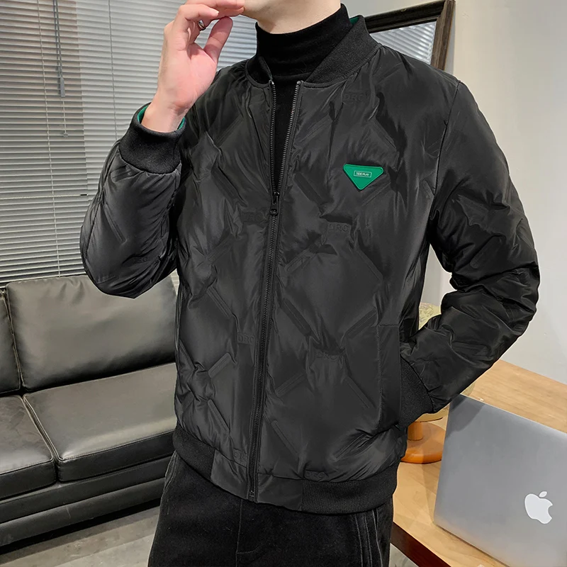 Autumn Winter Light Thin Duck Down Jackets Men Fashion Warm Short Parkas Slim Casual Down Coats Outdoor Windproof Jacket 2022