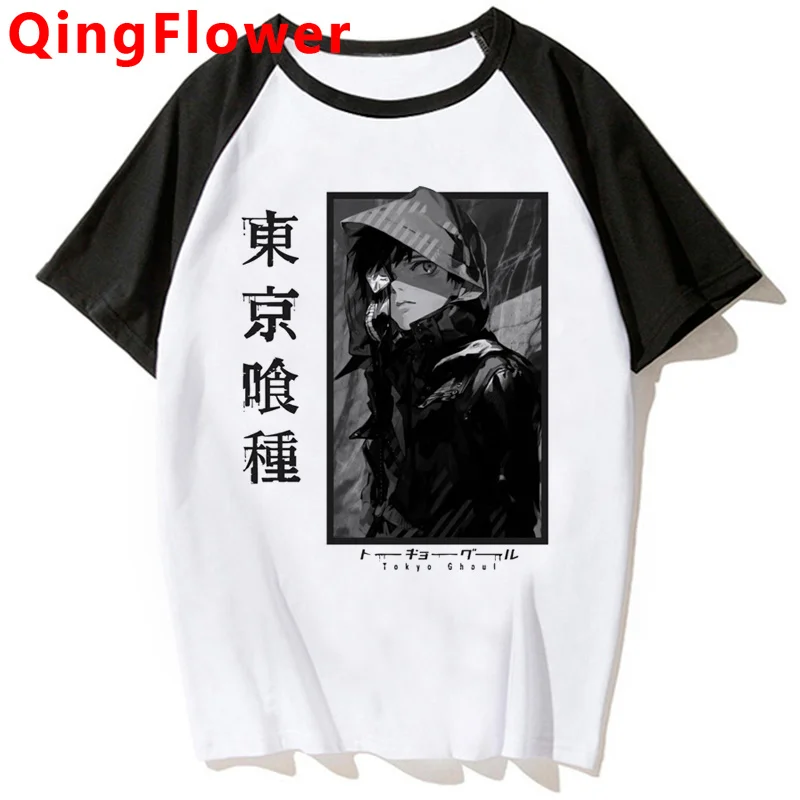 

Kaneki Ken Tokyo Ghoul top tees t shirt men graphic tees women casual 2020 harajuku kawaii streetwear t shirt aesthetic