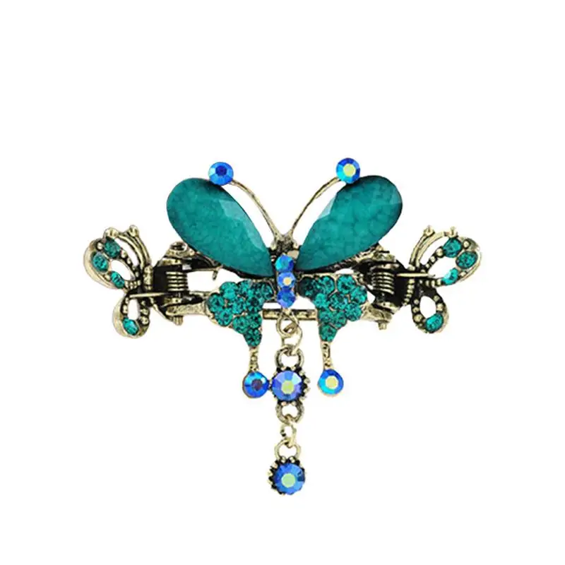 

Metal Hollow Hairpins Butterfly Hair Clip Alloy Fashion Crystal Hairpins Rhinestone Headband Hair Jewelry Hair Accessories