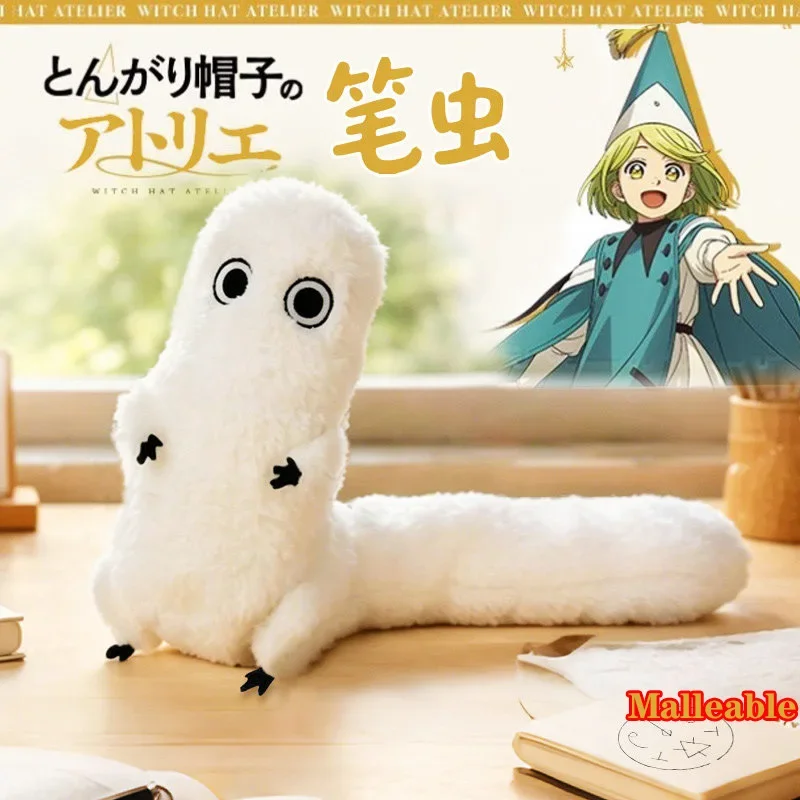 Фото Плюшевая игрушка-кукла Witch Hat Atelier Fudeworm: Мягкая, формоустойчивая, милая, в виде аниме-персонажа, для фанатов аниме, коллекционная, для домашнего декора №1