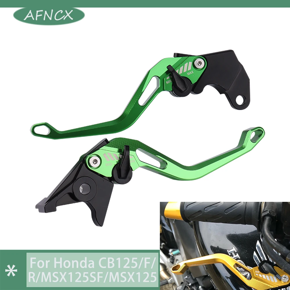 

Motorcycle 3D Brake Clutch Lever 5D Adjustable Short Handle For Honda MSX125 SF/MSX125 2014-2019 CB125/F/R 2011-2020