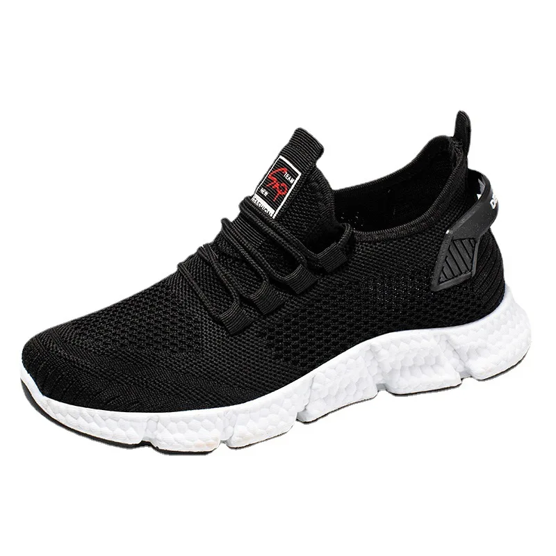 

Men's and Women's Mesh 2022 Summer Men's Flying Woven Breathable Sports Casual Shoes Women's Running Shoes