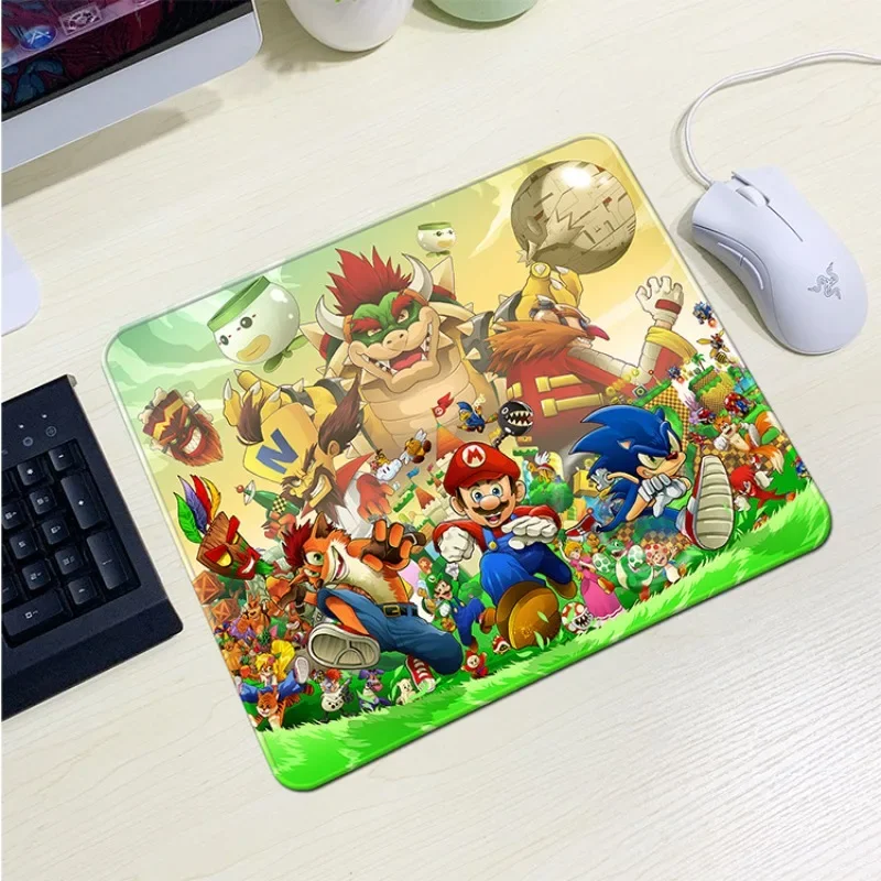 Коврик для мыши Супер Марио с героями мультфильмов аниме игры офиса учебы