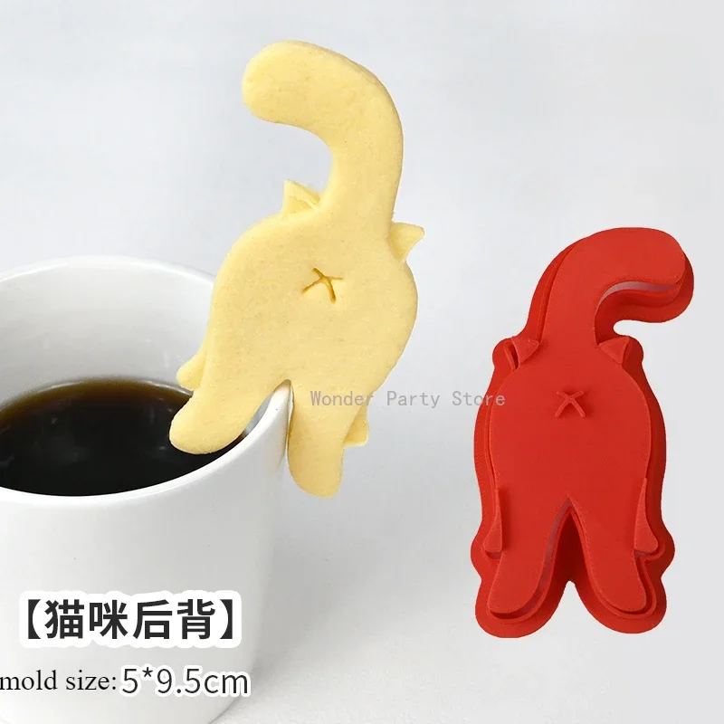 

Подвесная чашка, белка, форма для печенья, мультяшное животное, палевая птица, кошка, формочка для печенья, 3D форма для печенья, помадки, украшение торта, форма для выпечки
