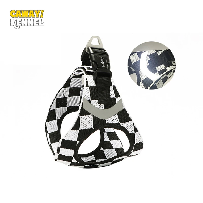 

CAWAYI питомник собак жгут дышащие Светоотражающие шлейка для домашних животных, жилет для маленькой большой собаки на открытом воздухе для о...