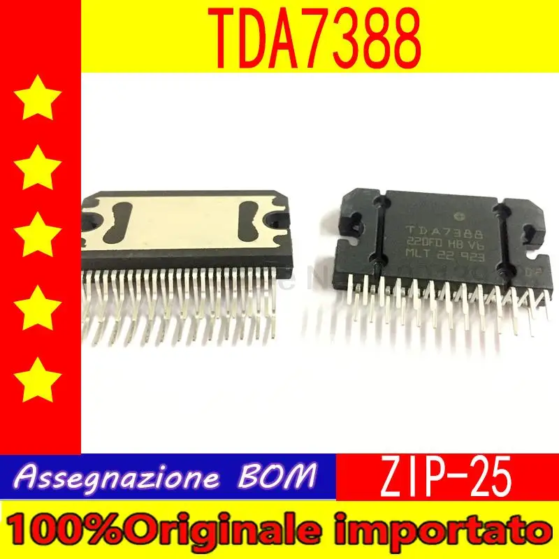 

Автомобильный аудио усилитель TDA7384 TDA7388 TDA7385 TDA7386 ZIP-25