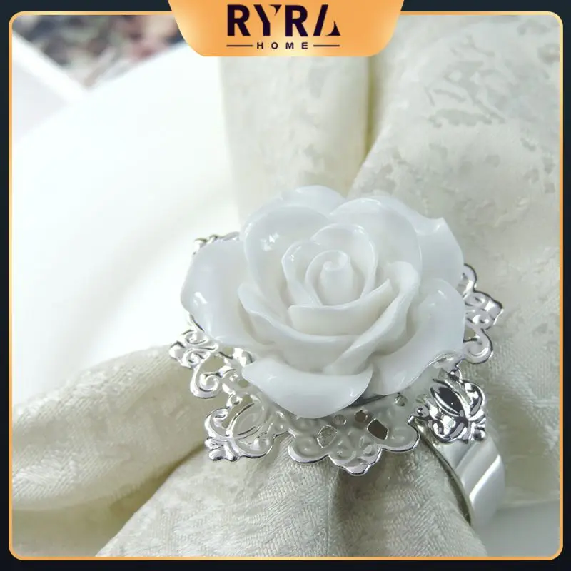 

6 шт., декоративные кольца для салфеток, в виде кольца